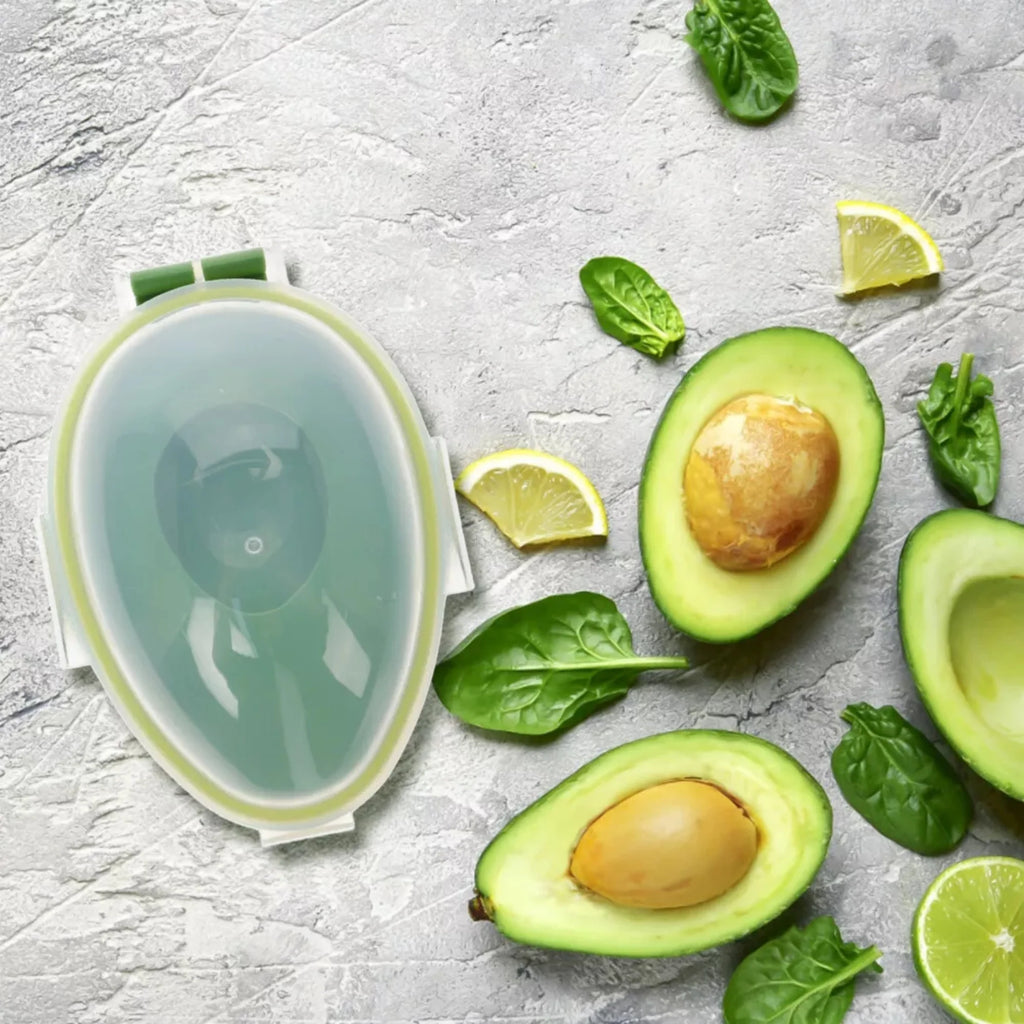Kitchen Food Storage Box Avocado Space Saving Container Vegetable Organizer Reusable Plastic Fruit Containers Vegetable Crisper