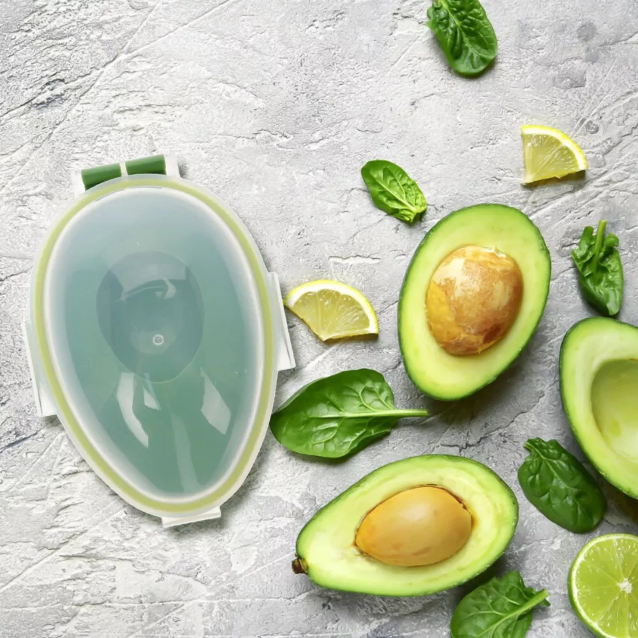 Kitchen Food Storage Box Avocado Space Saving Container Vegetable Organizer Reusable Plastic Fruit Containers Vegetable Crisper