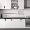 KYCOR-50 Pack 5 Inch Cabinet Pulls Matte Black Stainless Steel Kitchen Cupboard Handles Cabinet Handles 5 Inch Length