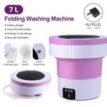 7L Small Folding Washing Machine Portable Washing Machine Automatic Mo