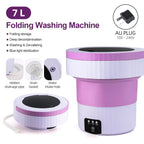 7L Small Folding Washing Machine Portable Washing Machine Automatic Mo