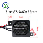 110V 400W Heater With Fan AC Thermostatic Electric Heater PTC fan heater heating element egg incubator heater