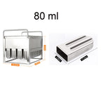 40pcs Stainless Steel Popsicle Mould Ice Lolly Mold For Popsicle Machine Fruit Shape DIY Ice Cream Molds With Sticks Holder