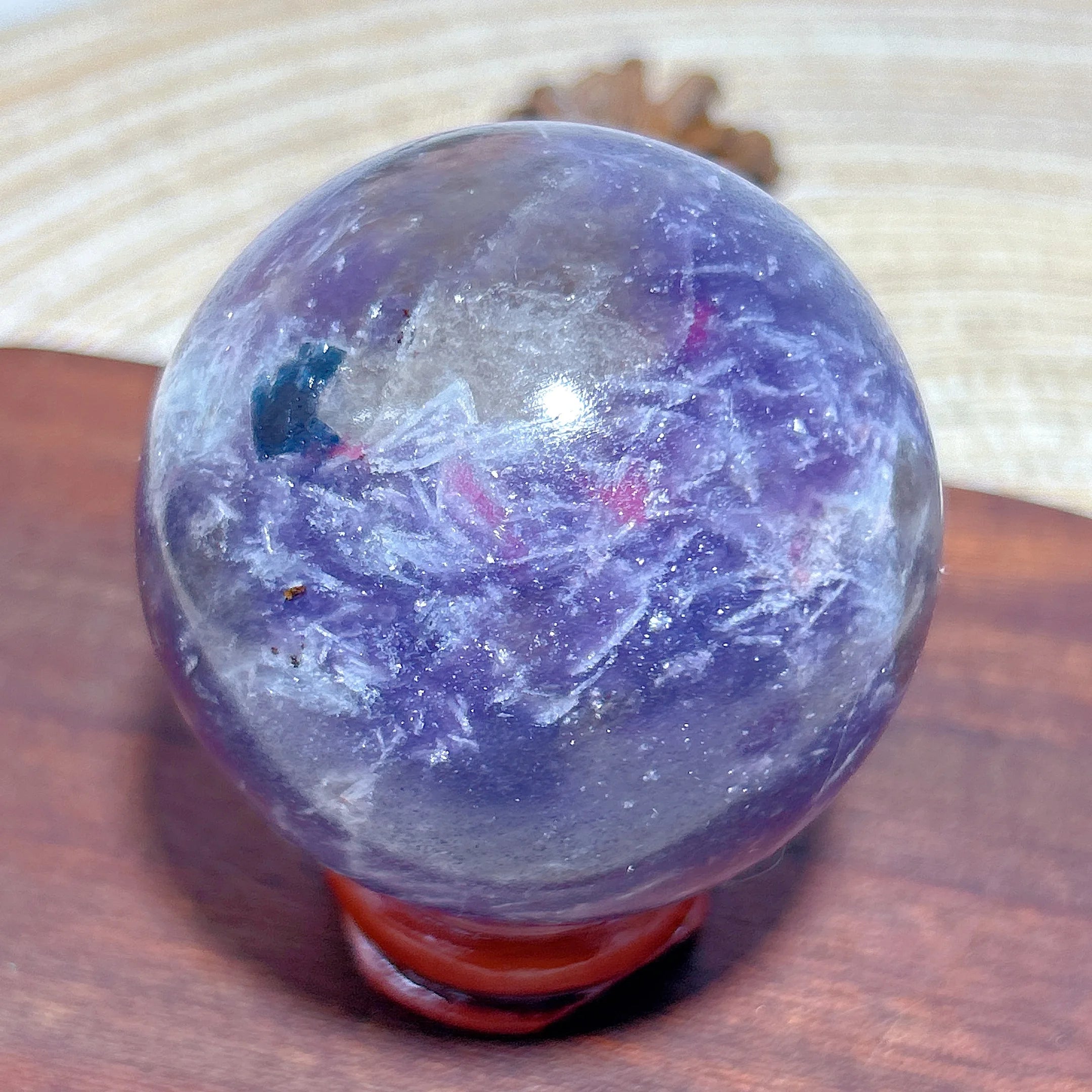 Healing Natural Crystals Unicorn Stone Pink Tourmaline Sphere Polished Gemstones Ball Home Decorations Room Decor Gift