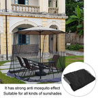Outdoor Mosquito Net for A2 Banana Crank Arm Umbrella 250-300cm Diameter 230cm Height Sunshade Gazebo Roman Umbrella A1 A2 A3 Mo