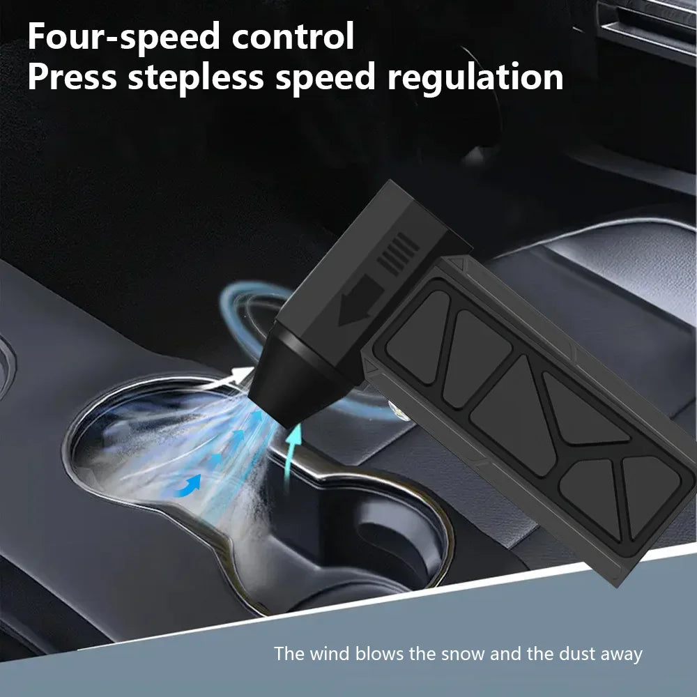 Mini Turbo Jet Fan Air Blower 80000RPM Brushless Motor Handheld Duct Fan with Adjustable Wind Speed 52M/S Cleaning Tool New