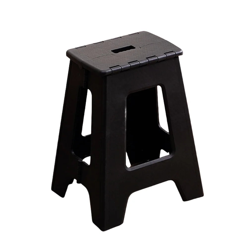 Compact Folding Stool, 11 Inch Adult Climbing Stool, Weight Capacity Up to 330 lbs, Lightweight Stool, Non-Slip Folding Climbing