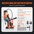 VEVOR 1300W 1400W 2" Electric Drilling Machine Magnetic Drill Press Boring Diameter Power Drill 810 PRM 1-second Release Drill