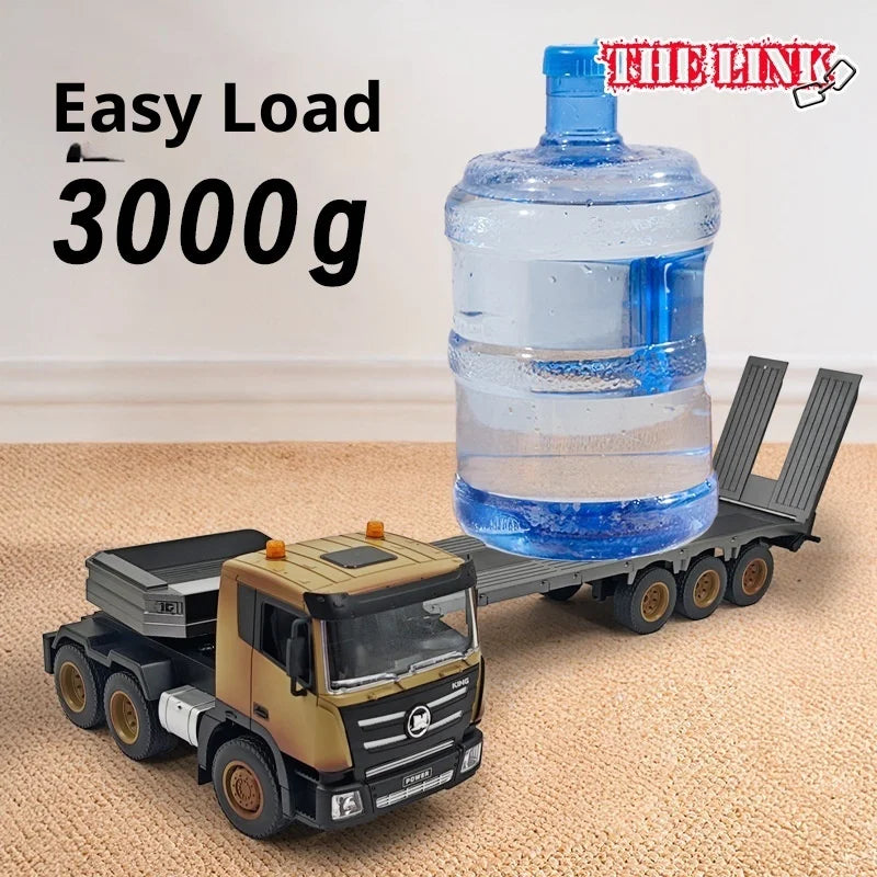 1/18 Rc Truck Alloy Tractor Thelink 1318 Remote Controlled Bulldozer D9r Collaborative Engineering Trucks Boy Toys Huina1554