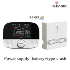 RF433 Wireless Thermostat WiFi for Floor Heating Water Gas Boiler Home Room Tuya Smart Programmable Temperature Controller