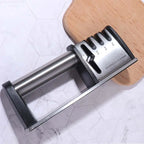 Kitchen Gadgets Manual 4 in 1 Sharpener Professional Non-slip Base Kitchen Sharpening Stone Handheld Whetstone Canteen