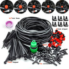 10-30M Garden 1/4'' Drip Irrigation Kit Automatic Watering System Nozzles for Farmland Bonsai Plant Flower Vegetable Greenhouse