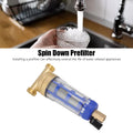 Pre Filter Purifier Whole House Spin Down Sediment Water Filter Central Prefilter System Backwash Stainless Steel Filter Mesh