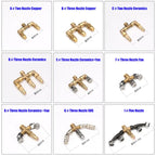 Fan Shaped High-pressure Spray Gun Large Area Combined Orchard Greenhouse Atomization Hand Pressure Sprinklers 1/4'' Adapter