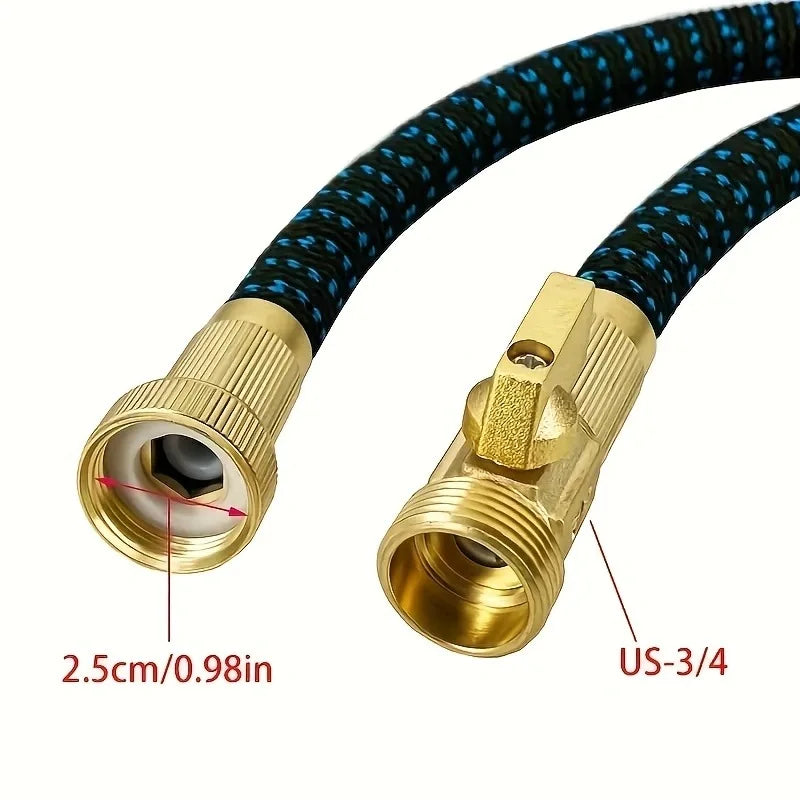 High Pressure Expandable Garden Water Hose Double Metal Connector Pvc Reel Magic Water Pipes for Garden Farm Irrigation Car Wash