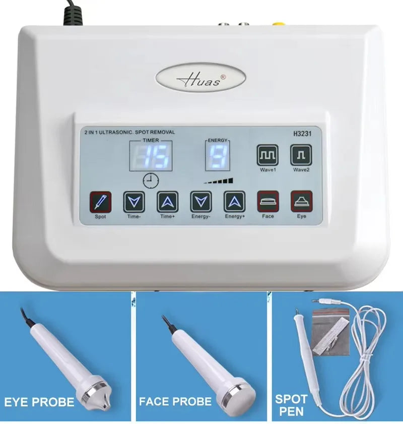 H3231 Ultrasonic Facial Massager Skin Care High Frequency Ultrasound Tightening Anti Aging Wrinkle Removal Salon Beauty Machine