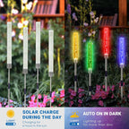 4Pcs Solar Garden Light Led Outdoor Light Waterproof External Solar Lamp Landscape Lighting For Lawn Camping Path Backyard Decor