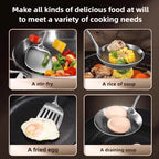 Kitchen Utensils Set Food Stainless Steel Wok Spatula and Ladle, Skimmer Spoon,Slotted Spatula Turner Utensil Wok Accessories