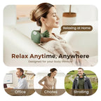 New version of high-capacity battery shoulder and neck massager, full body relaxation rechargeable portable multifunctional