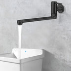 304 stainless steel kitchen faucet wall mounted single cooling