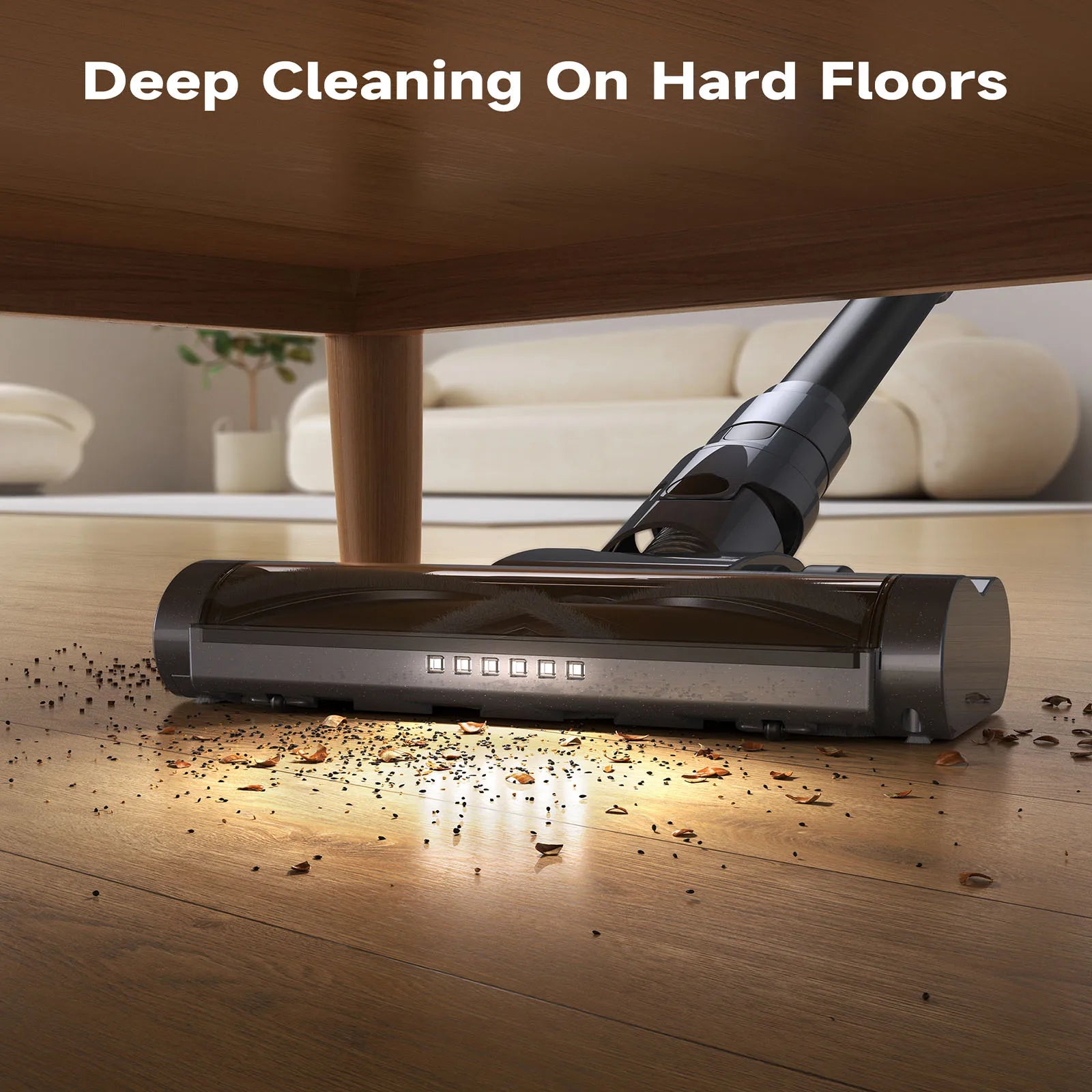 M241 30000Pa Battery Vacuum Cleaner, Wireless Vacuum Cleaner with up to 50 Minutes Running Time  for Hard Floors Lubluelu-MIUZZY