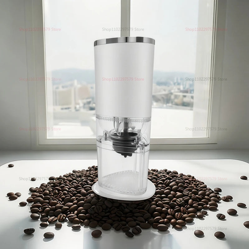 2025 Portable Hand Coffee Grinder USB Charging Electric Coffee Grinder for Home Travel Outdoor Easy Clean Compact Coffee Milling