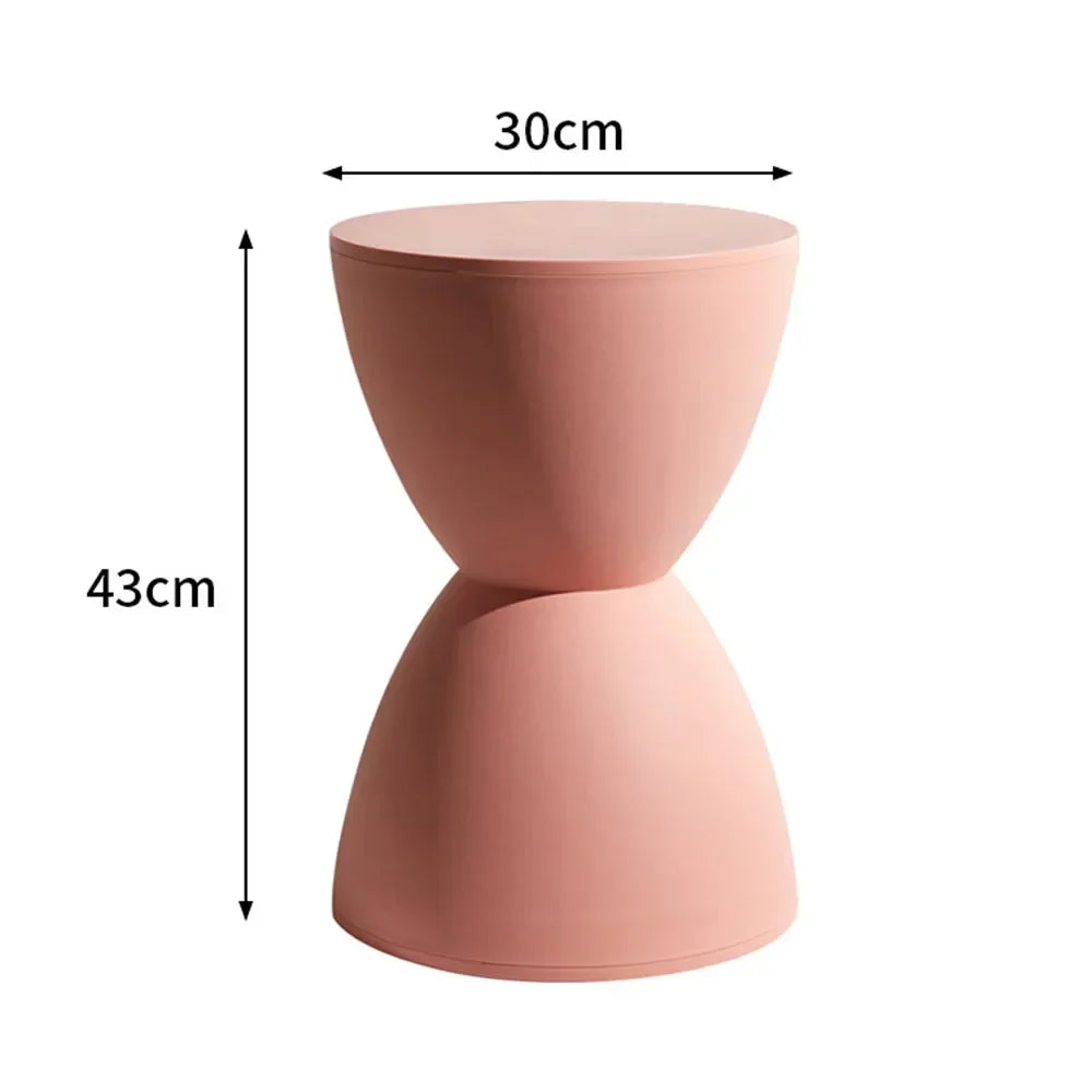 Thickened Plastic Simple Round Stool Living Room Home Stool Short Stool Simple Style Garden Balcony Waterproof Stools