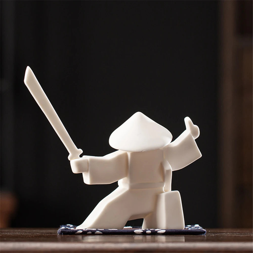 Incense Stick Holder Japanese Samurai Tea Ceremony Ornaments Home Furnishings Office Decoration Korea Swordsman