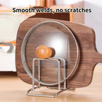Stainless Steel Cutting Board Storage Rack Pot Lid Organizer Cutting Board Holder  Baking Tool Organizer Kitchen Accessories.
