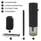 Portable Arabic Cup Hookah Car Shisha Set Indoor Outdoor with Protective Cover Small Narguile Chicha Soft Touch Hookah Gift New