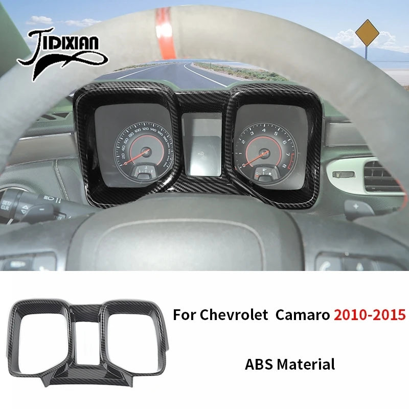 JIDIXIAN fit for Chevrolet Camaro 2010 2011 2012 2013 2014 2015 Car Interior Exterior Decoration Cover Carbon Fiber Accessories