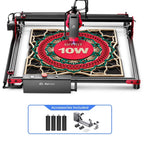 AlgoLaser DIYKIT Laser Engraver 10W Output Power,App Offline Control,Table DIY Engraver Cutter Tool For Metal/Glass/Wood Engrave