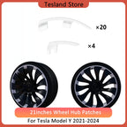 21 Inch Wheel Cover Rim Patch For Tesla Model Y 2021-2023  Uberturbine Hub Cap Protectors ABS Rim Protector 2024 Accessories