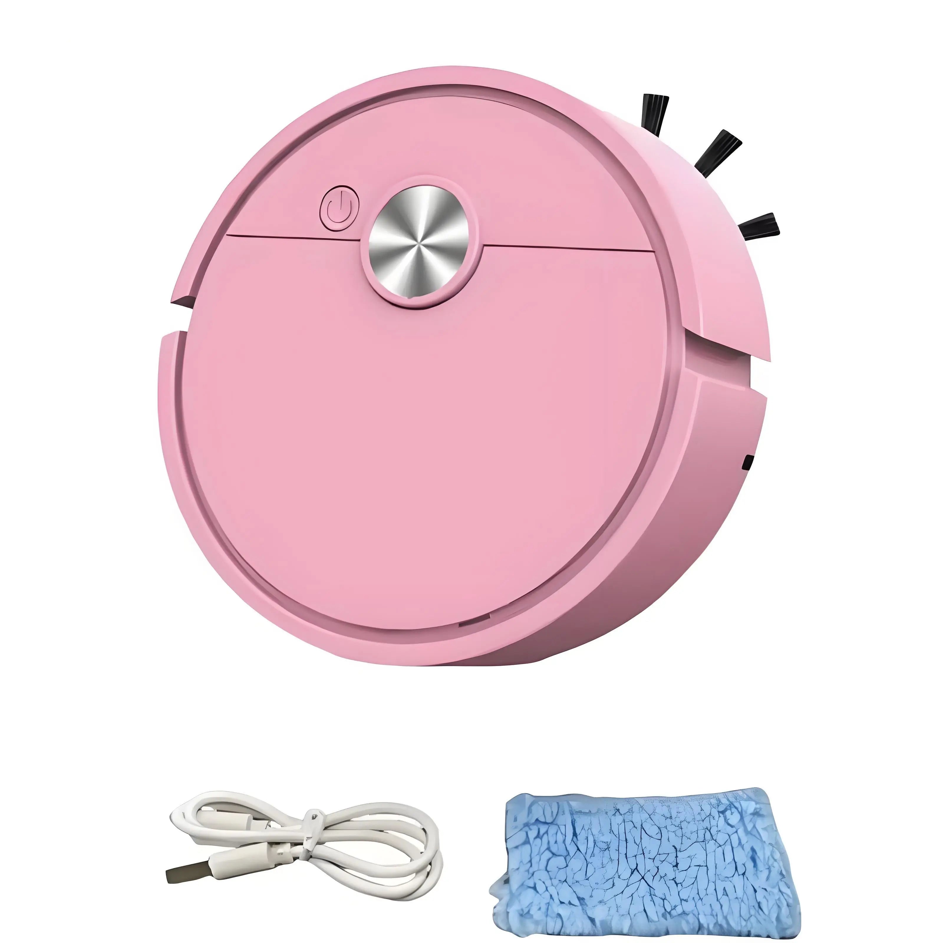 New 4000Pa 3 in 1 Smart Sweeping Robot Vacuum Cleaner Strong Suction Easy To Use For Hard Floors Pet Hair Carpets