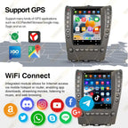 9.7inch Android 13 Car Radio For Lexus ES ES240 ES300 ES330 ES350 2007-2012 For Tesla Style Screen Car Radio Multimedia Player
