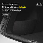 Car Trunk Storage partition Side organizer For For Audi Q5L 2018-2022 Tailbox Side Storage auto accessories