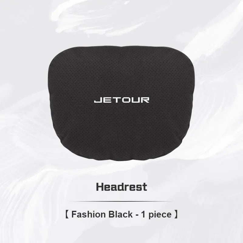 For CHERY JETOUR t2 t3 X70 X70S X70M X90 PLUS X95 Car Headrest Lumbar Support Seat Neck Pillow Breathable Suede Pillow Accessory