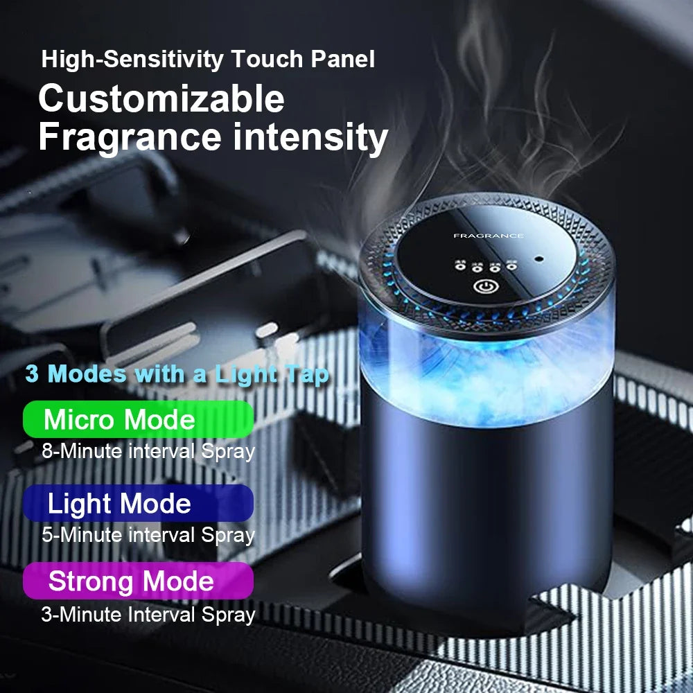 Caer Smart Car Air Freshener - Rechargeable Cloud Mist Diffuser