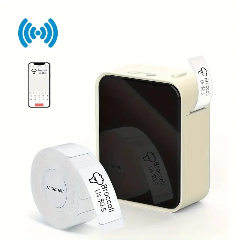 Marklife P15 Thermal Label Printer Similar as D11 D110 D101 Labeling Machine Wireless Bluetooth Label Maker With Label Sticker