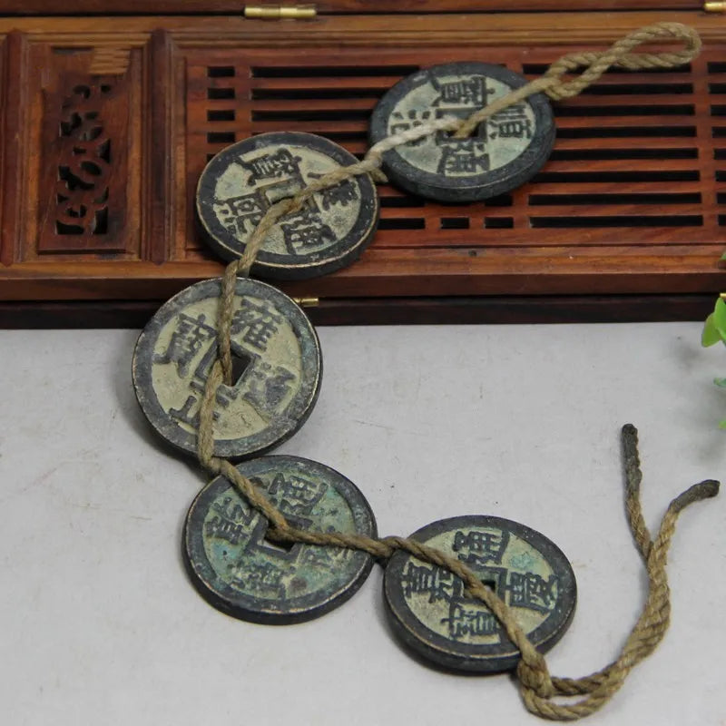 Chinese Ancient Coins Bronze Coins Pure Copper Five Emperors' Money