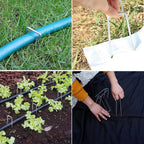 100/10pcs Metal Garden Stakes U-Shape Landscape Staple Ground Nail Fence Film Tents Securing Pegs Sod Pins Gardening Tools