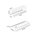 Stainless Steel Dish Draining Rack Multipurpose Shelf Bowl Drying Holder Kitchen Pot Lid Plates Storage Racks Kitchen Organizer