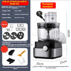 Commercial Electric Vegetable Cutter - Multi-function Dicing/Slicing/Grinding Machine for Restaurant Kitchen