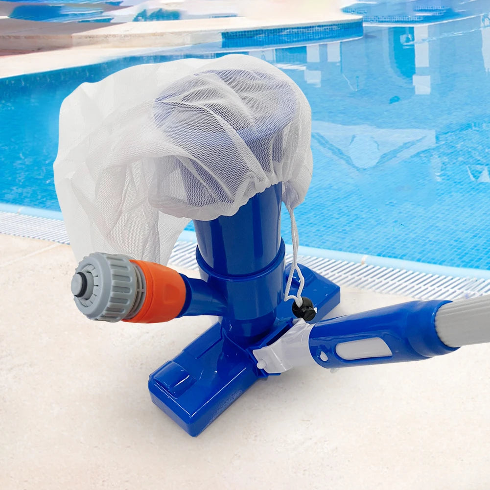Swimming Pool Vacuum Cleaning Kit Clean Pool Bottoms Net Pool Filter Outdoor Pool Vacuum Cleaner Set Cleaning Skimmer Pool Tool