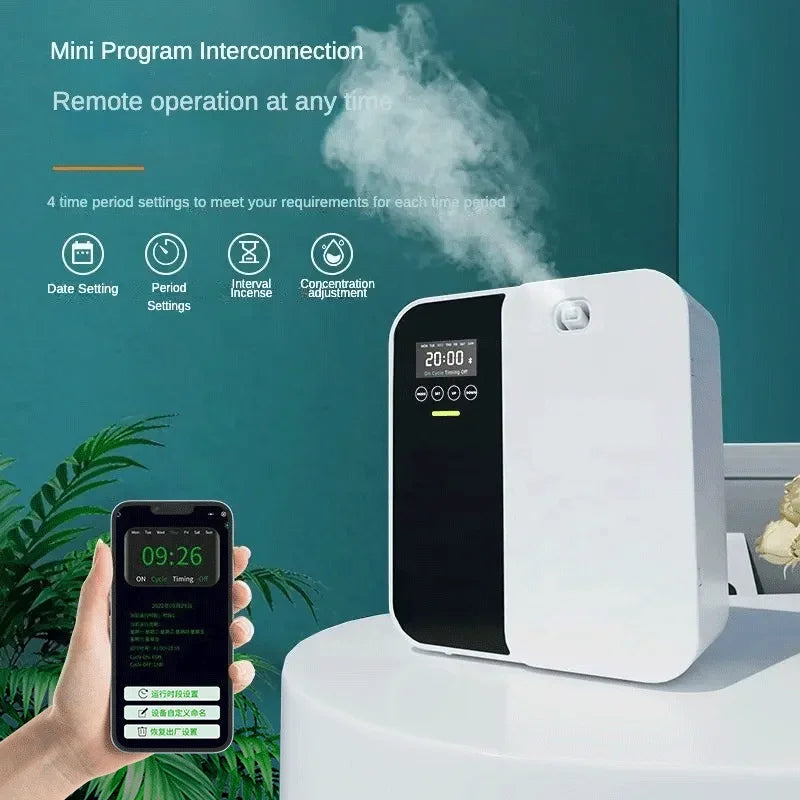 1000m³ Scent Diffuser Machine, Wall Mounted Bluetooth Essential Oils Diffuser, Electric Fragrance for Home Hotel | AlluCanFind