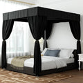 Twin Size Canopy Bed Frame,Stainless Steel Bed Canopy Frame Attachment,Frame Poles For Metal Bed Or Wood Bed Mosquito Net Or