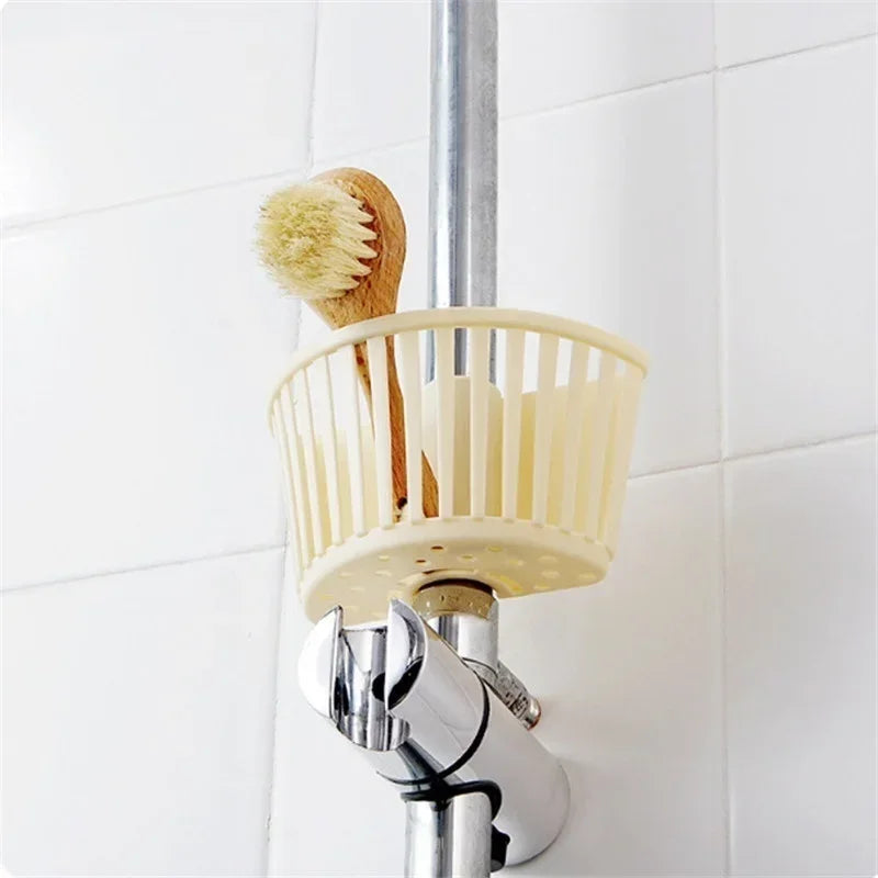 Kitchen Supplies - Plastic Drain Rack, Hanging Basket Racks, Spout Holder, Sponge Storage, Faucet Rack, Sink Shelf