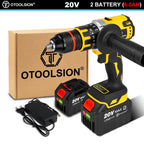 Brushless Electric Drill Cordless Screwdriver 13MM Chuck Impact Drill Wireless With Li-ion Battery Power Tool for Ice Fishing