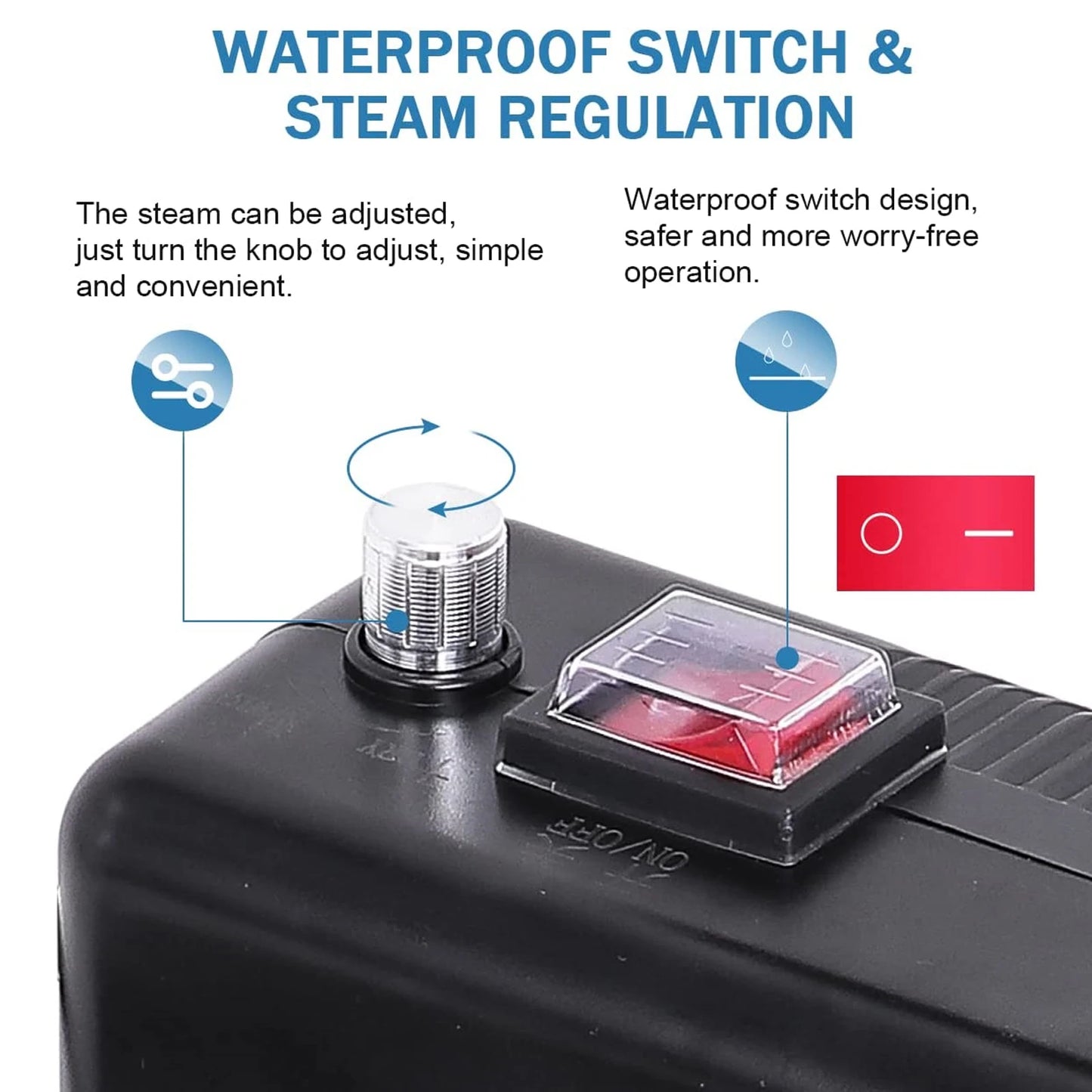 Home Appliances Steam Cleaner High Temperature  Sterilization Air Conditioning Kitchen Hood Car Steam Cleaners US/EU Plug