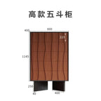 Versatile Folding Large Drawers Vanity Tables Storage Black Storage Unique Cabinet Dressers Makeup Luxury House Furniture Home